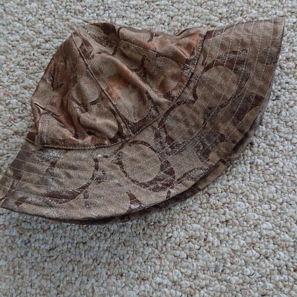 Coach signature metallic bucket hat main image 6